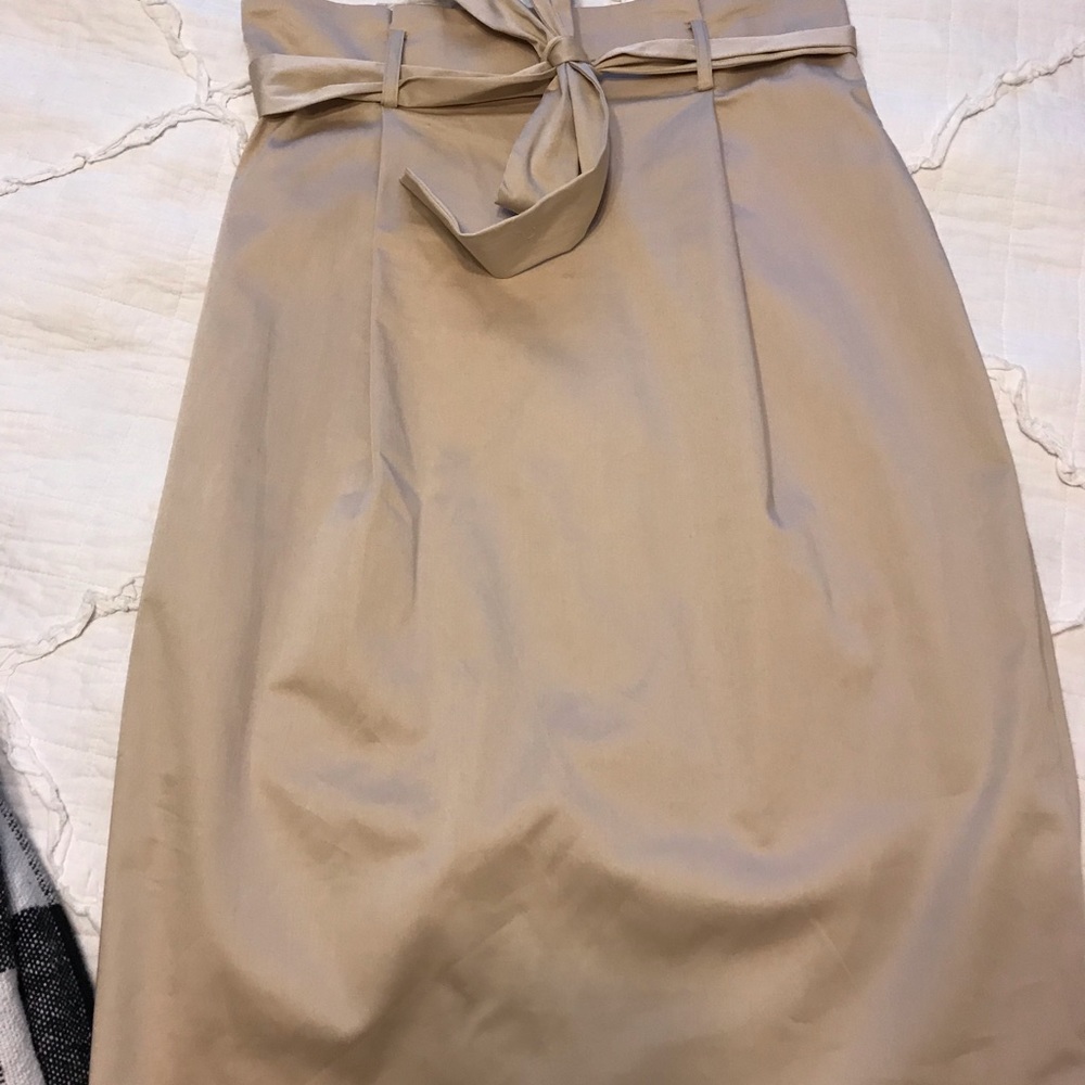 Antonio Melanie midi paper bag skirt mauve